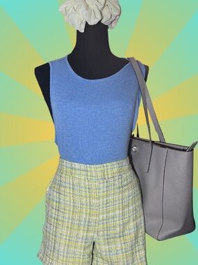 Michael Kors Jet Set Gray Saffiano Leather Large Zip Top Tote Shoulder Bag